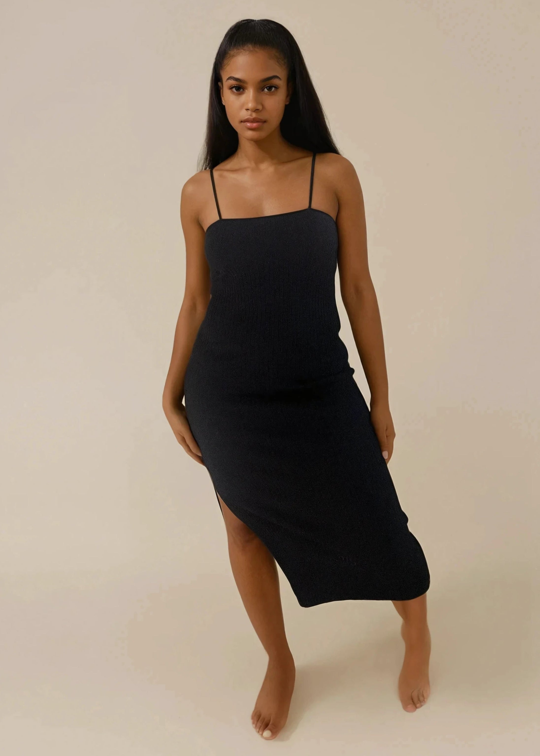 Basic Ribbed Midi Dress Your Resort-Ready Essential Medium / Pink Basic Ribbed Midi Dress Your Resort-Ready Essential Medium / Pink