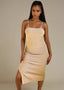 Basic Ribbed Midi Dress