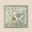 Green Botanical Print Square Bandana Scarf