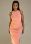 Basic Essential Tank Midi Dress