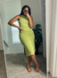 Basic Essential Tank Midi Dress